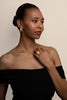 Lluvia '79 Wide Hoop in Recycled Brass and 14k