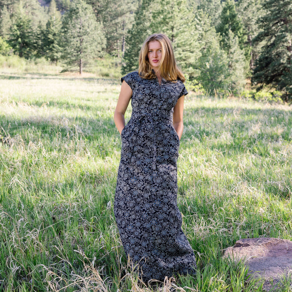 The Obi Dress in Japanese Cotton