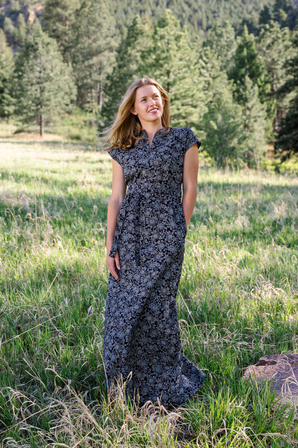 The Obi Dress in Japanese Cotton