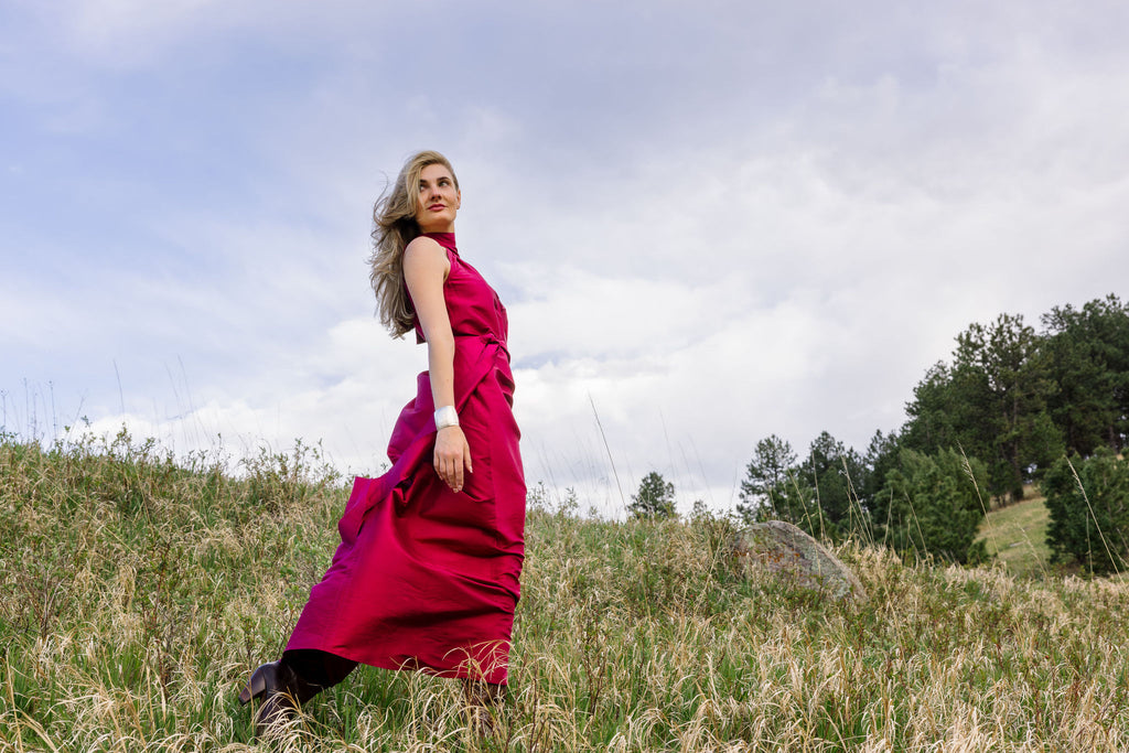 Hostess Dress 02 — The Silk Halter