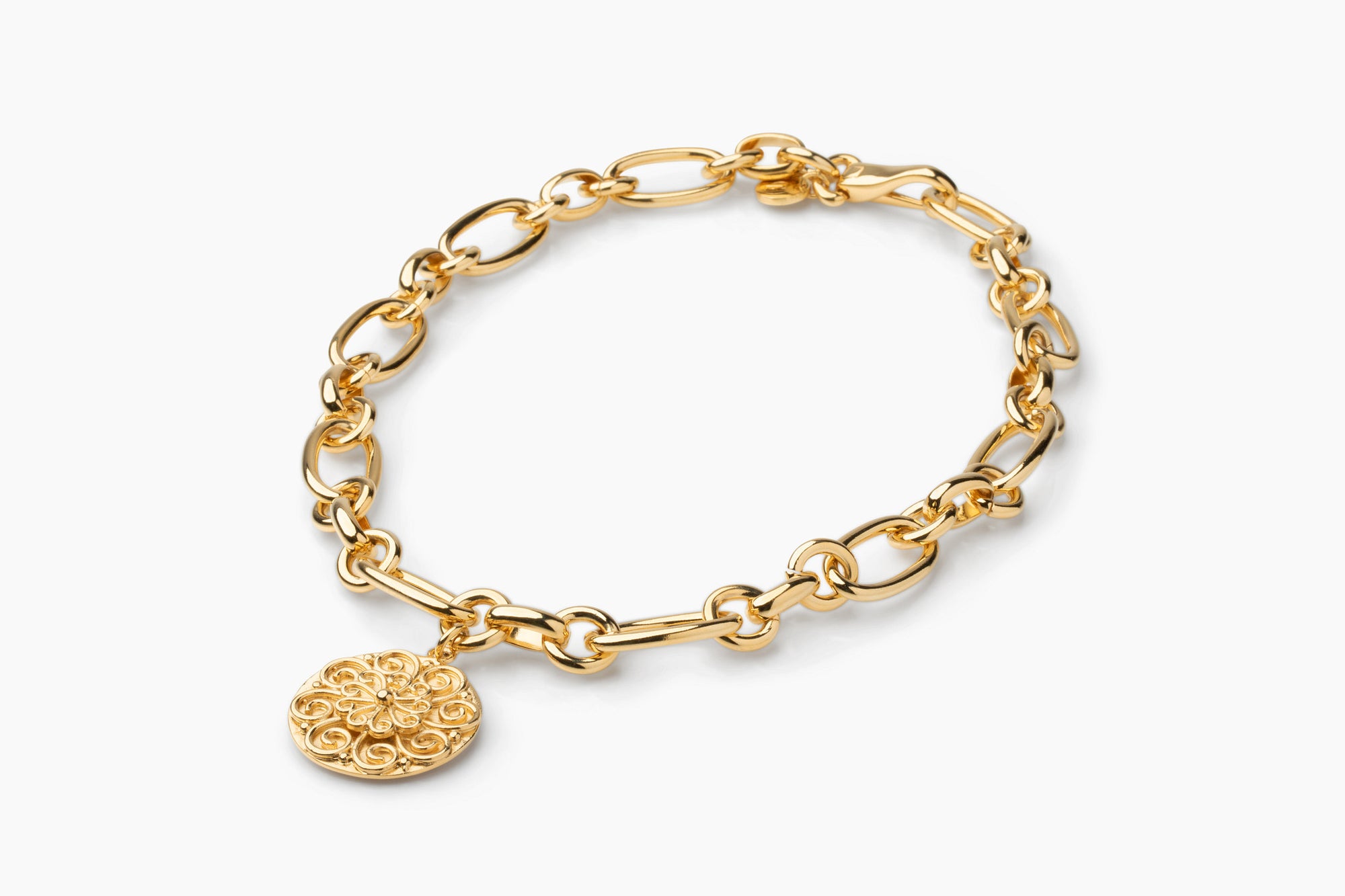 Large Chain with Charleston No. 1 Medallion