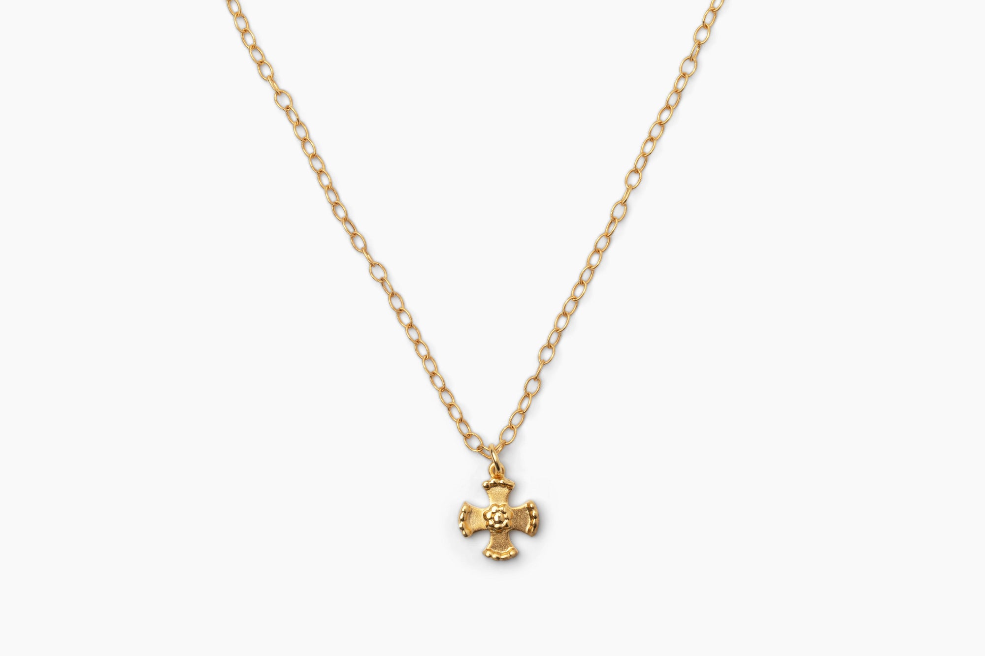 Mission Cruz No. 4 Small Medallion Necklace