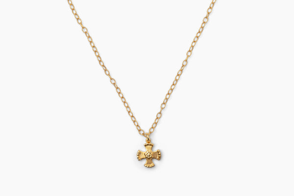 Mission Cruz No. 4 Small Medallion Necklace