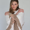 Cotton Mañanita Poncho with Naturally Dyed Fringe