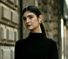 Lluvia '79 Wide Hoop in Recycled Brass and 14k