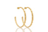 Flor Large Hoop in 14k Gold Plate