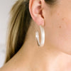 Textura The Classic 1950 Large Hoop in Sterling Silver