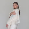 100% Cotton Luxurious Scarf with Ocho Design in Indigo