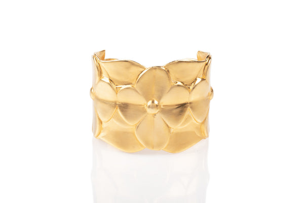 Flor Opening Night Cuff in Brass & 14k