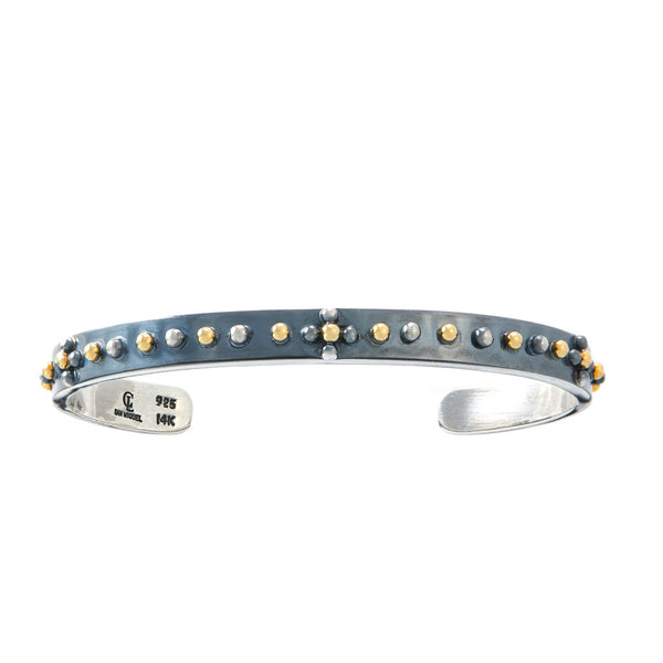 Sterling silver and gold bracelet 