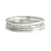 Textura Classic Medium Bangle in Sterling Silver