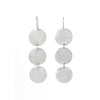 Sterling Silver Textured Drop Earrings