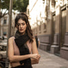 Traditional Design Cotton Scarf w/ Natural Dyes