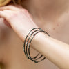 Trinity Medium Bangle in Sterling Silver